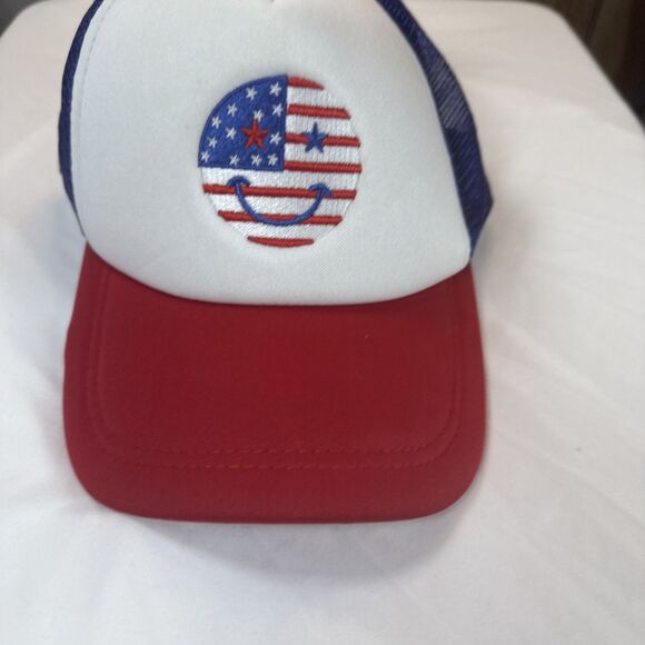 SHEIN Hat Red White And Blue American Flag NWOT - Picture 3 of 8